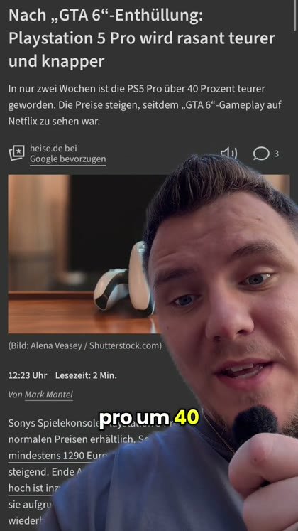 Vorschaubild: PS5 Pro wird immer teurer