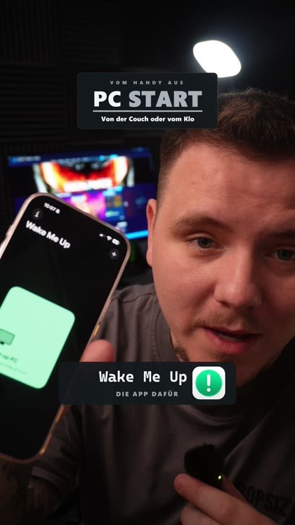 Vorschaubild: PC vom Handy starten mit der App Wake Me Up